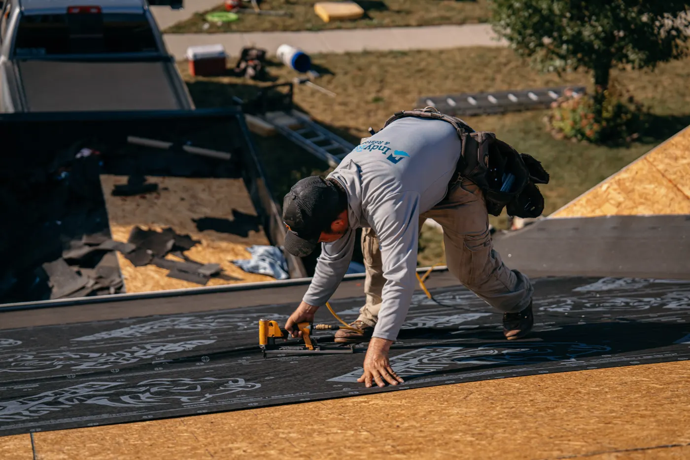Commercial roof inspection documented in Rocky Ripple