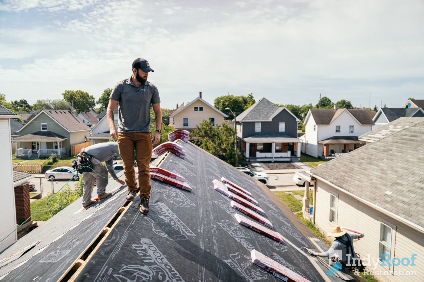 Flashing and seam work in Rocky Ripple